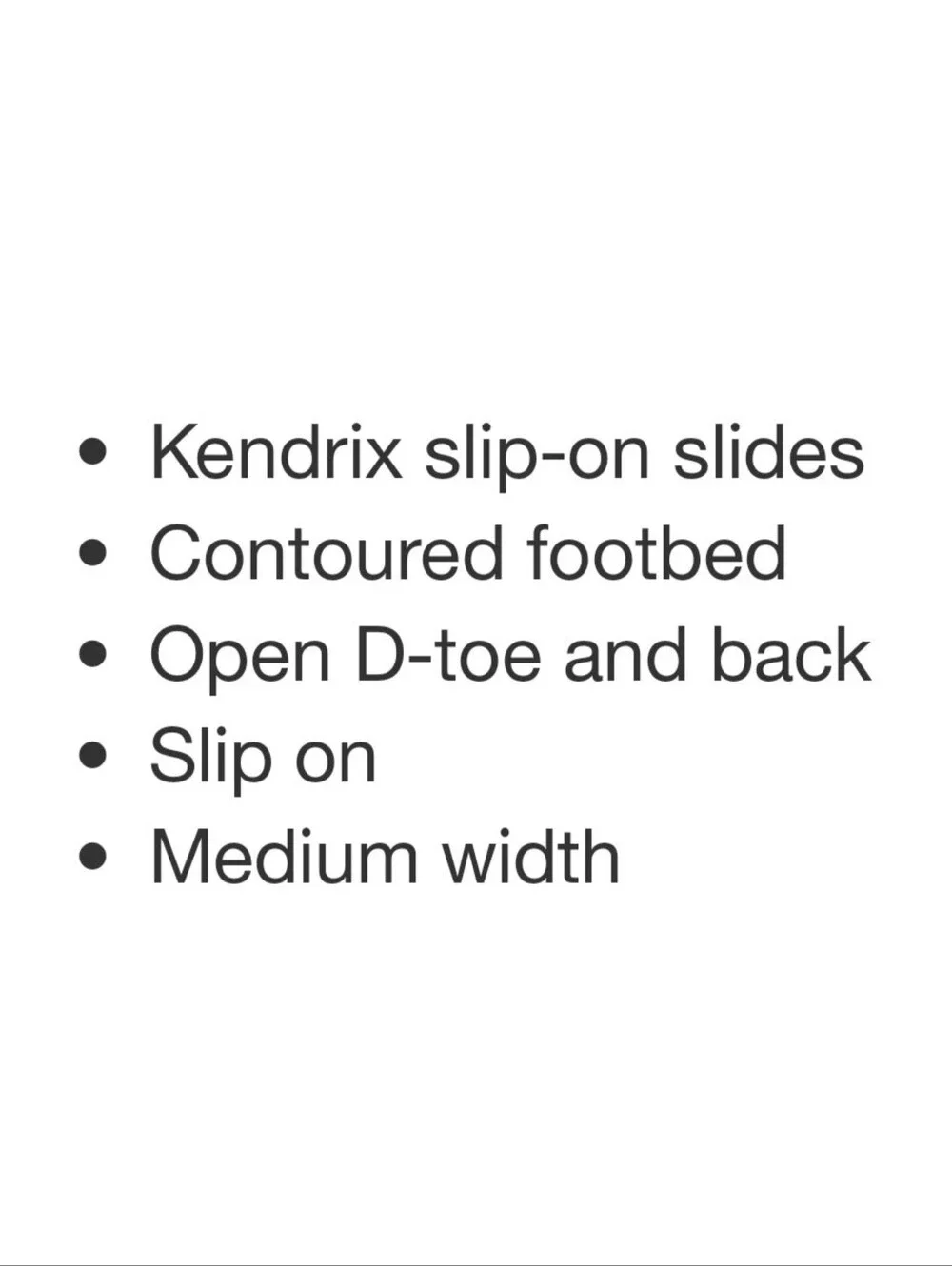 Goodfellow & Co Kendrix Slides Black Size 8